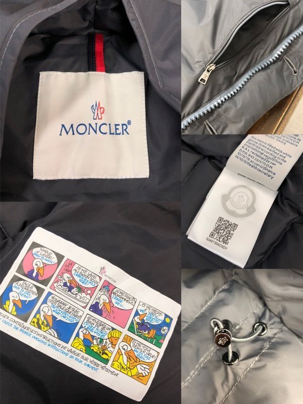 Moncler Clunye Hooded Mid-Length Down Jacket Black - Afbeelding 7