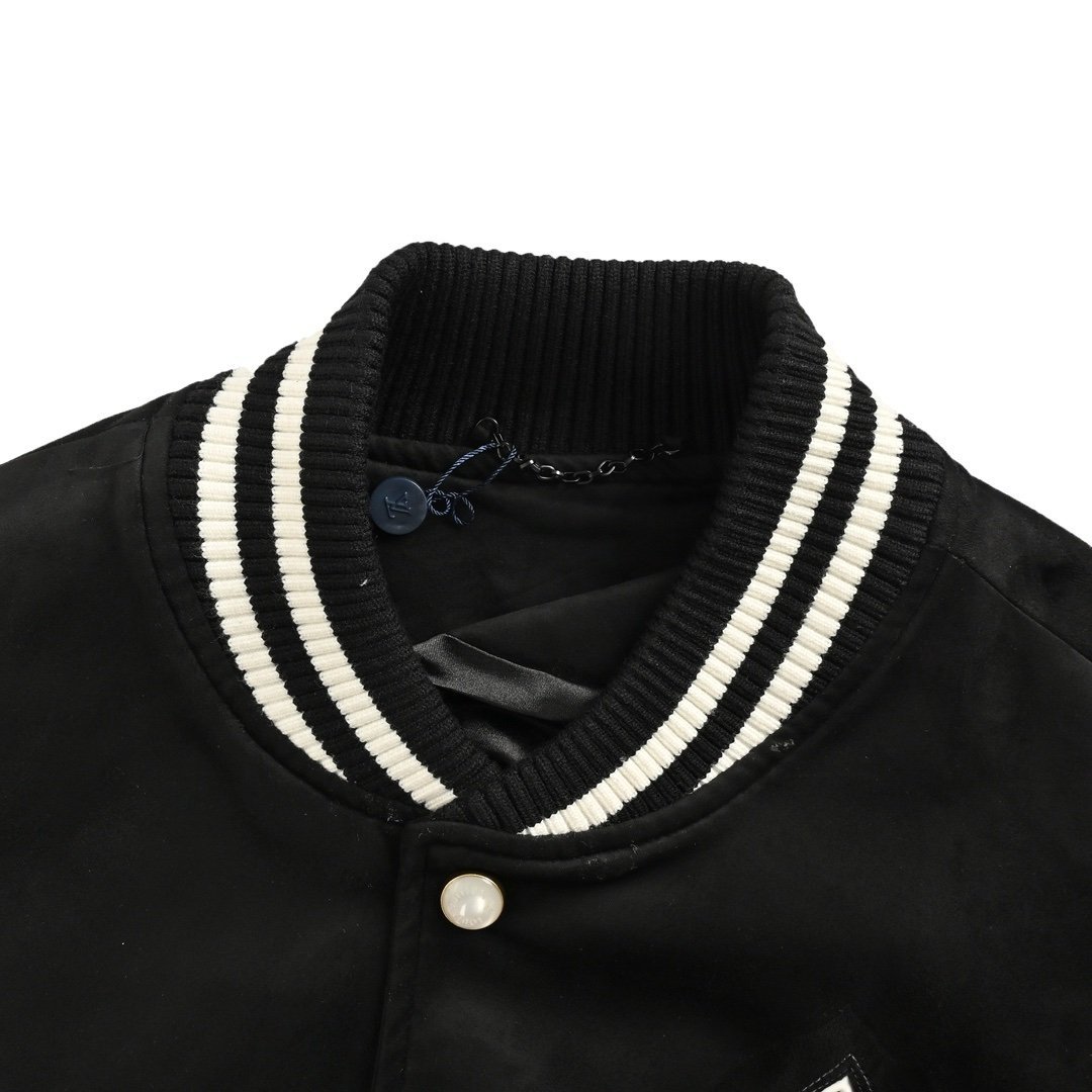 Louis Vuitton Embellished Lambskin Bomber Blouson - Afbeelding 4