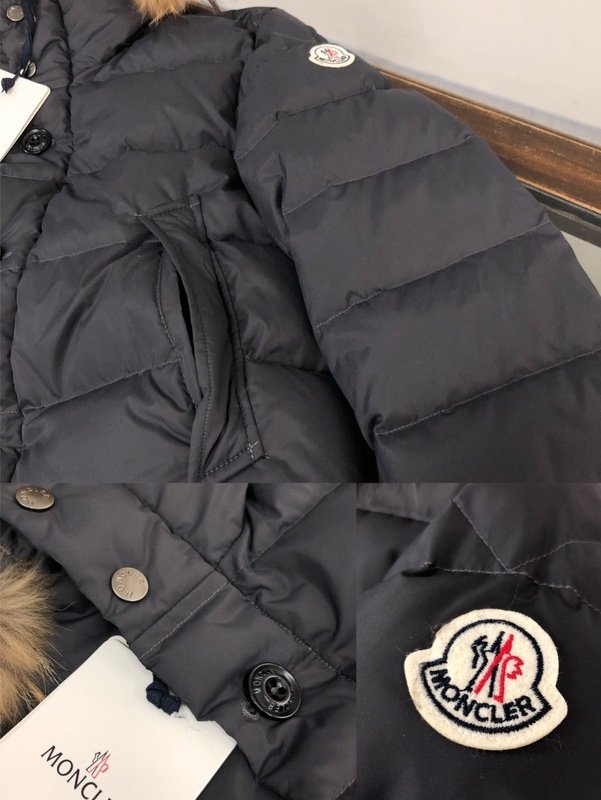 Moncler Clunye Hooded Mid-Length Down Jacket Black - Afbeelding 10