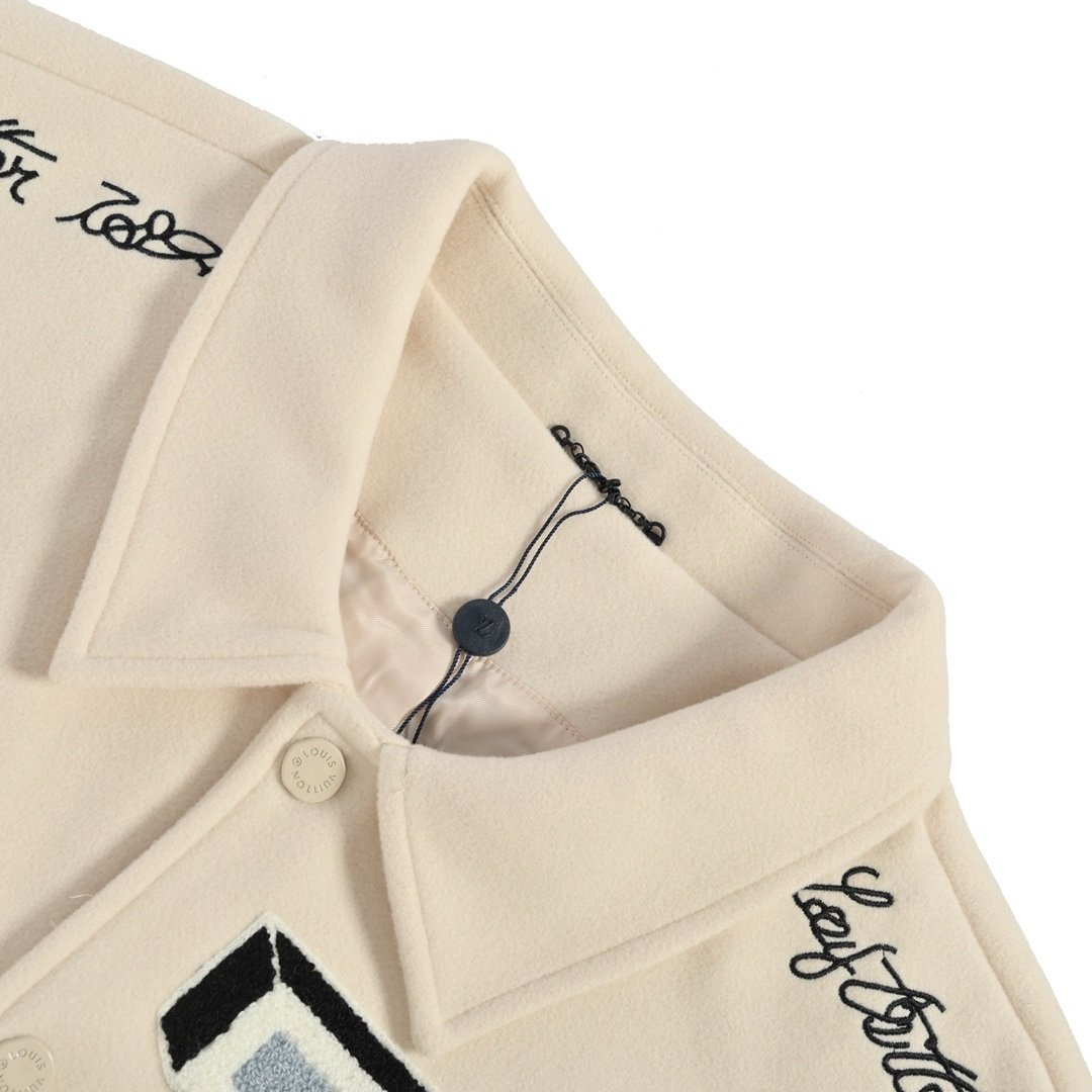 Louis Vuitton Multi-Patches Mixed Leather Varsity Blouson - Afbeelding 4