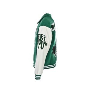 Alternative view of Louis Vuitton Varsity Leather Jacket Green