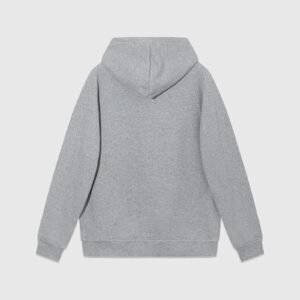 Alternative view of Burberry Check Zip Hoodie Grey