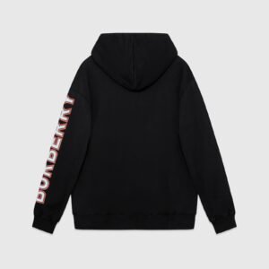 Alternative view of Burberry Black Logo Print Rylee Zip Up Hoodie