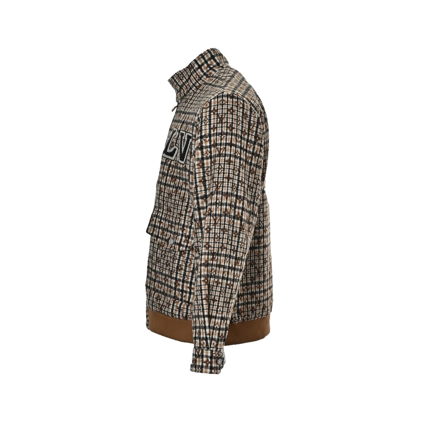 Louis Vuitton Monogram Wool Harrington Blouson - Afbeelding 2