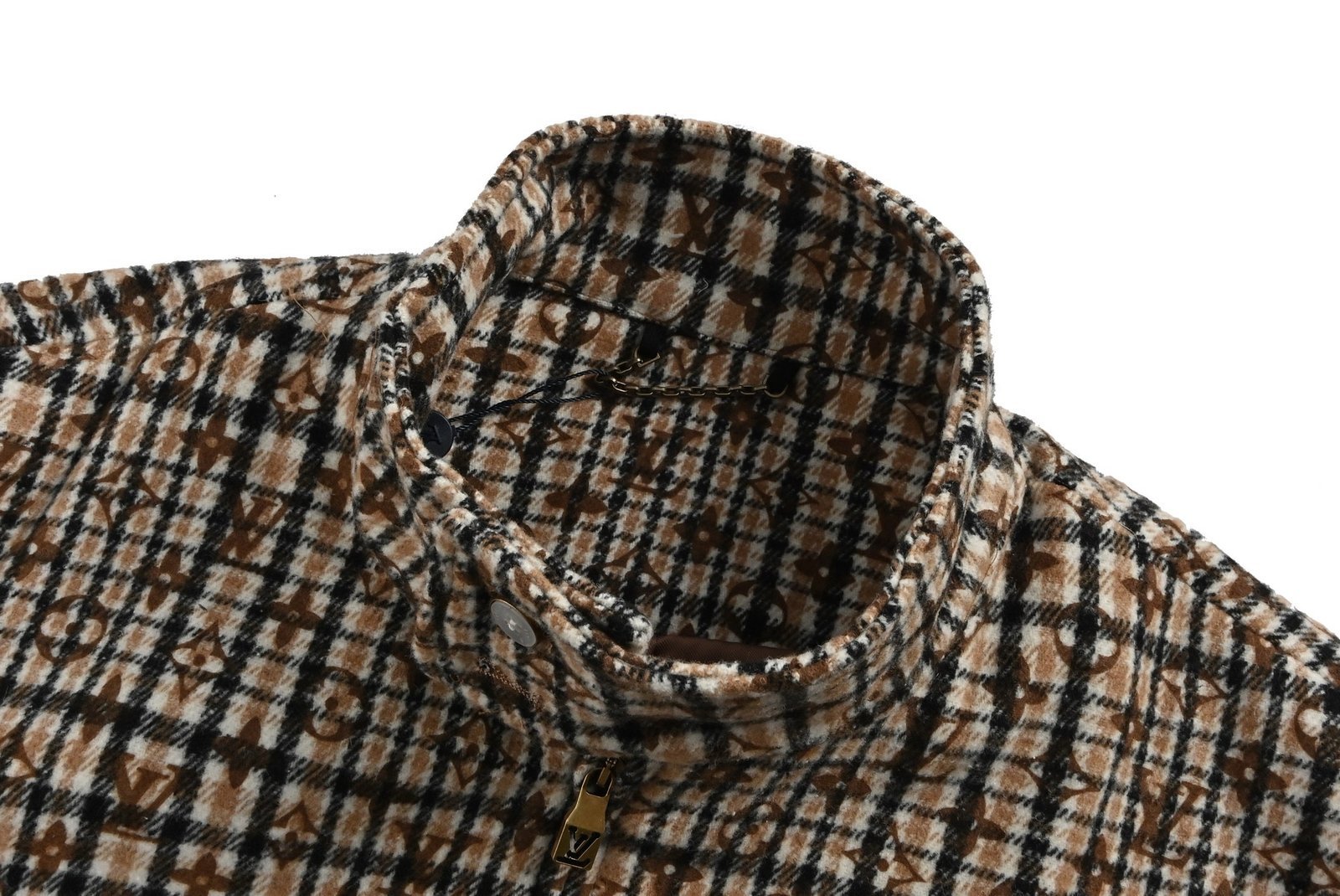 Louis Vuitton Monogram Wool Harrington Blouson - Afbeelding 4