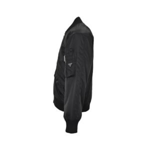 Alternative view of Prada Re-Nylon Bomber Jacket Black