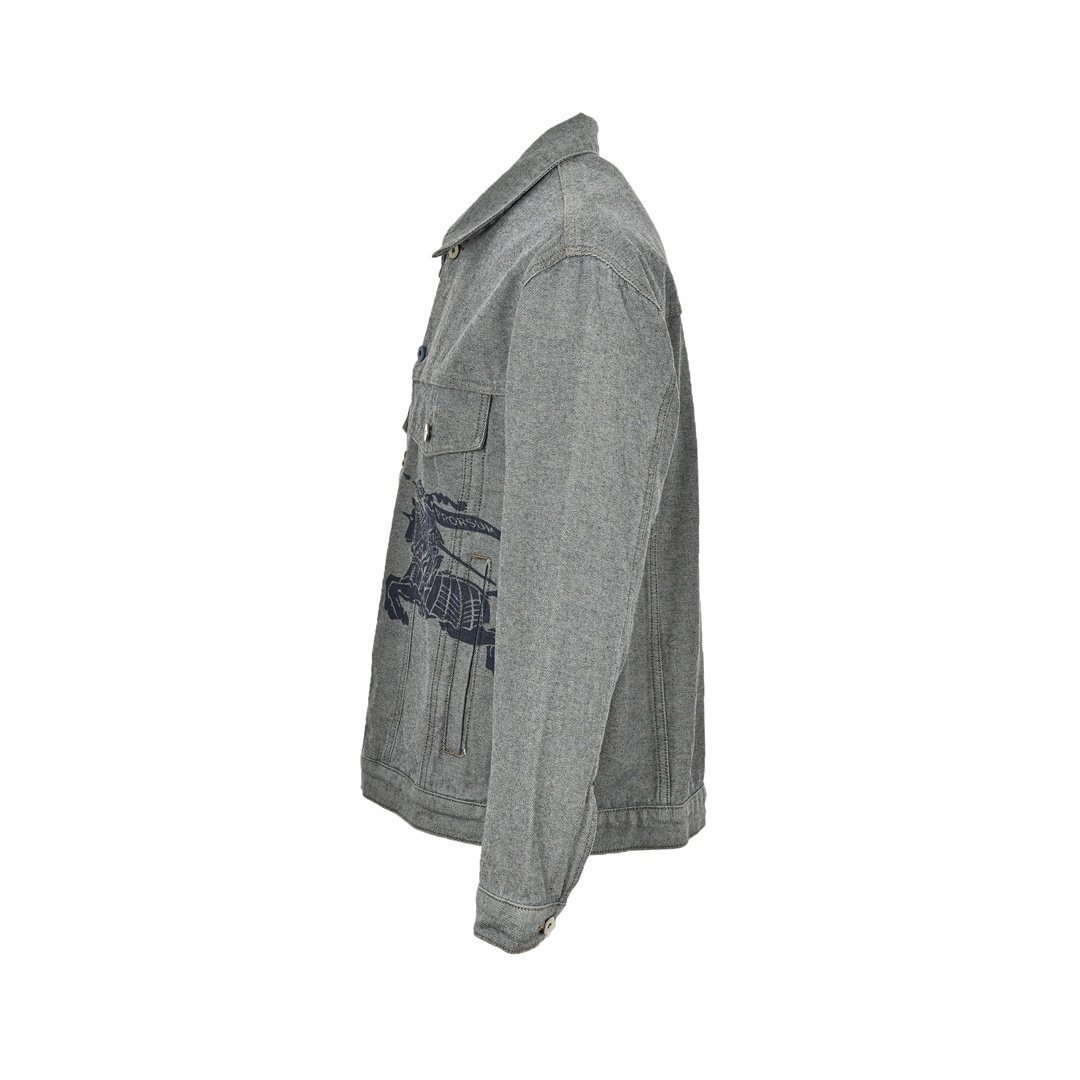 Burberry EKD Denim Jacket Denim Blue - Afbeelding 2