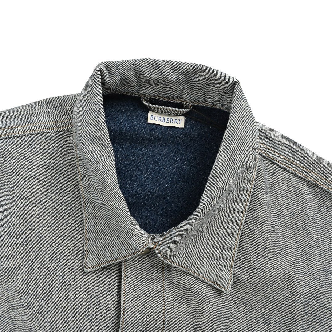Burberry EKD Denim Jacket Denim Blue - Afbeelding 4