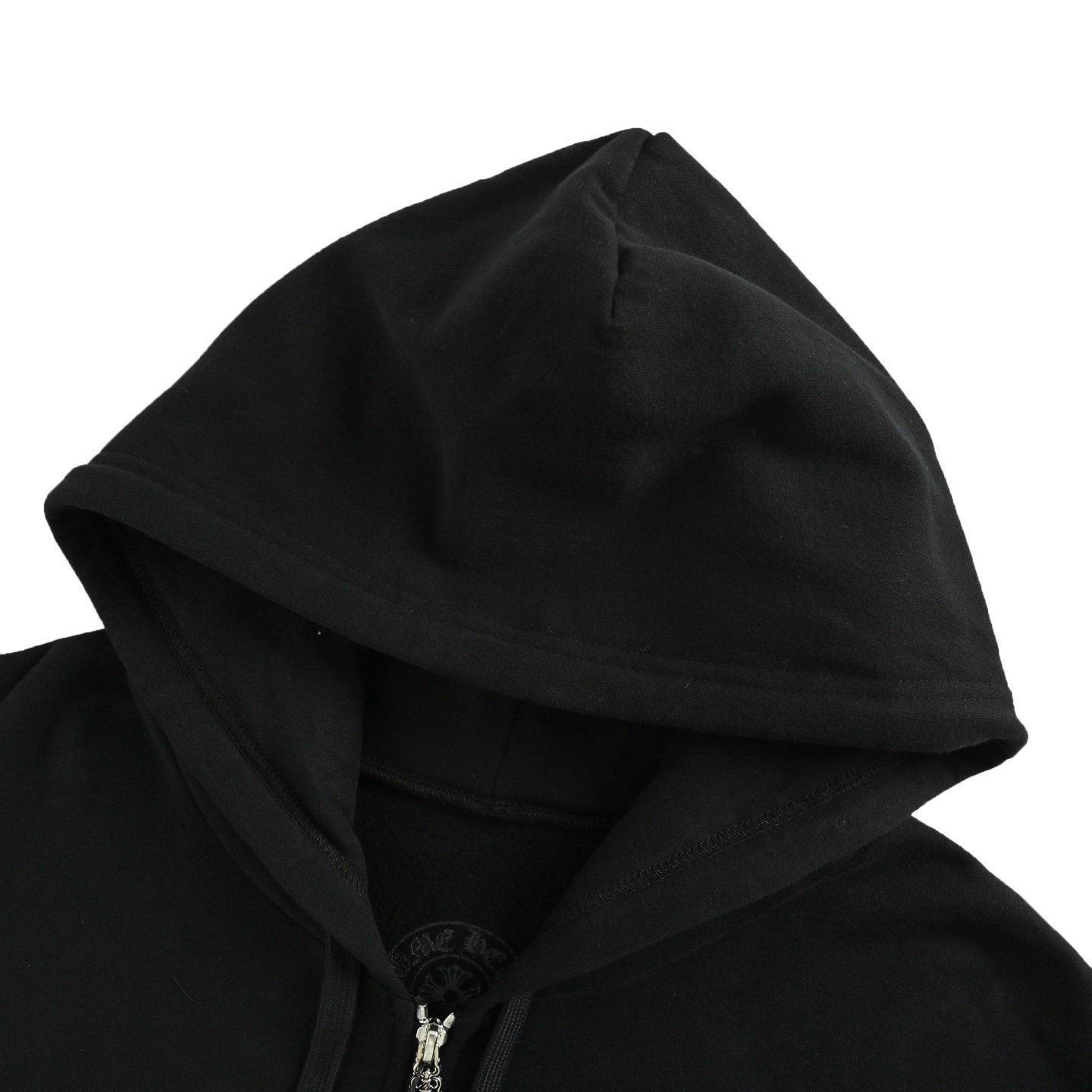 Chrome Hearts Horseshoe Logo Zip Up Black - Afbeelding 4
