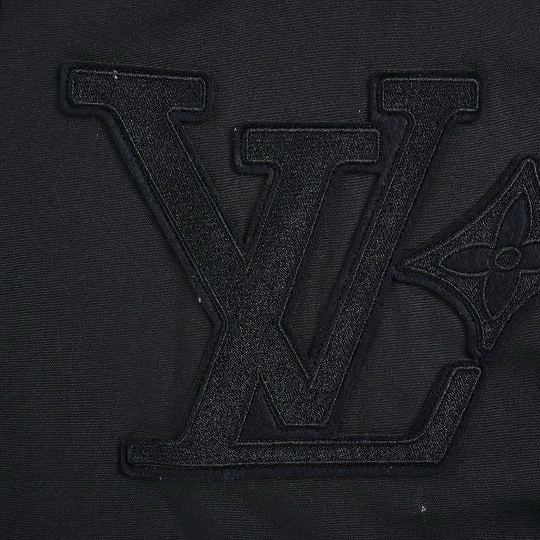 Louis Vuitton Embroidered Cotton Bomber Black - Afbeelding 5