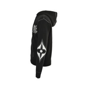 Alternative view of Louis Vuitton Graphic Intarsia Zipped Cotton Hoodie