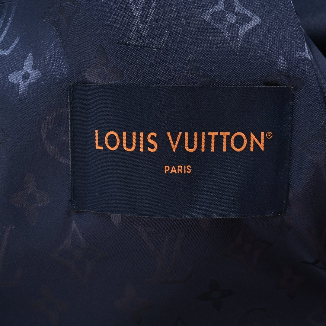 Louis Vuitton Technical Fleece Blouson Navy - Afbeelding 6
