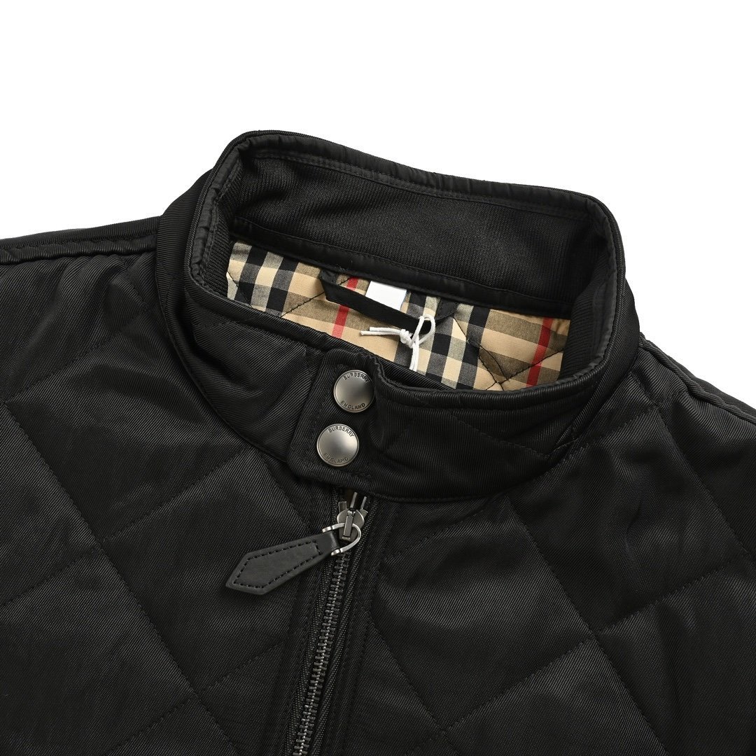 Burberry Quilted Nylon Jacket Black - Afbeelding 4
