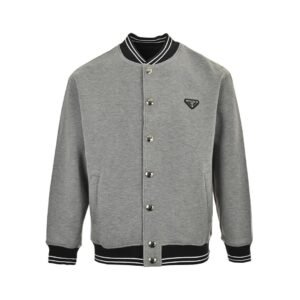 Prada Reversible Re-Nylon And Cotton Fleece Bomber Jacket