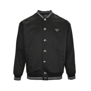 Alternative view of Prada Reversible Re-Nylon And Cotton Fleece Bomber Jacket