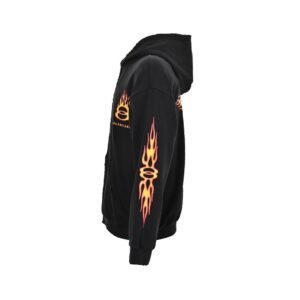 Alternative view of Balenciaga 2024 Graphic Print Zip Up Black