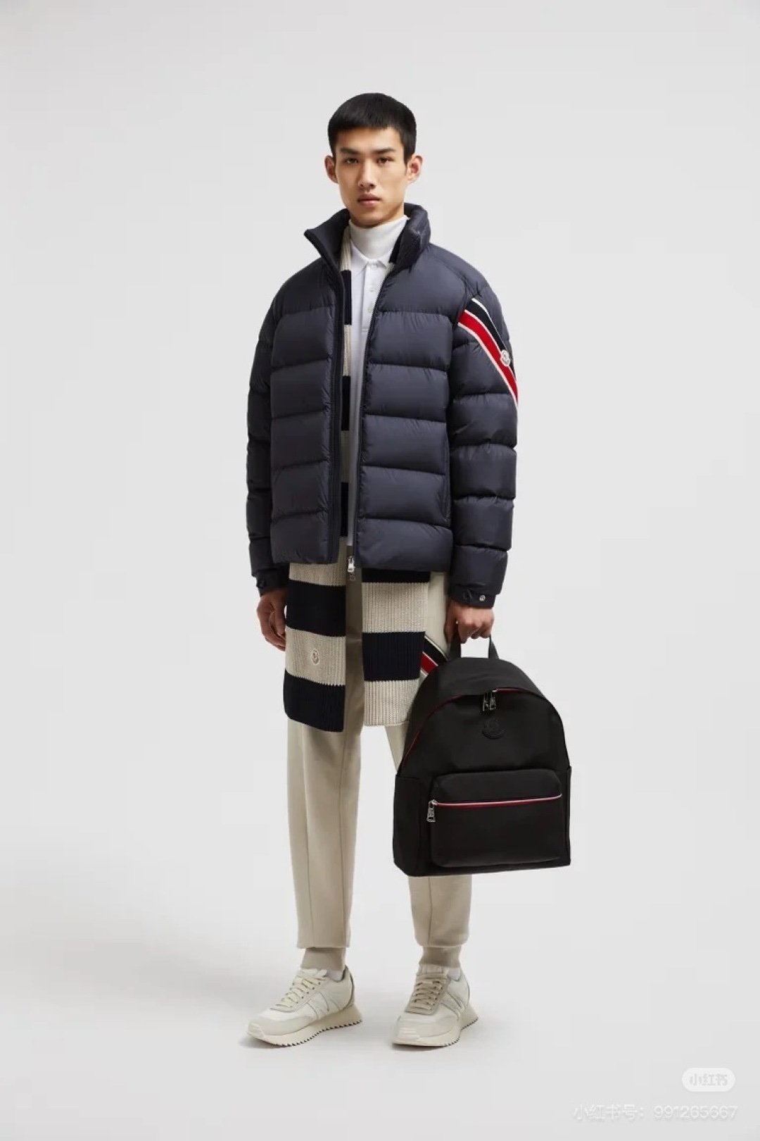 Moncler Navy Solayan Down Jacket - Afbeelding 11