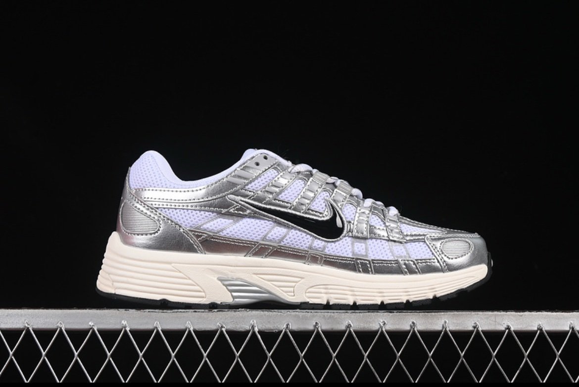 Nike P-6000 White Metallic Silver Flat - Afbeelding 3