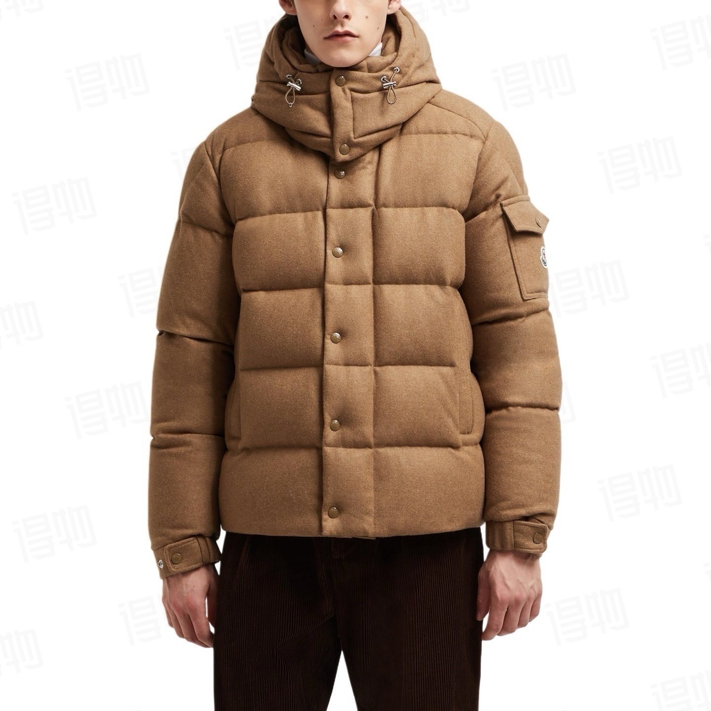 Moncler Vezere Down Jacket Beige - Afbeelding 9
