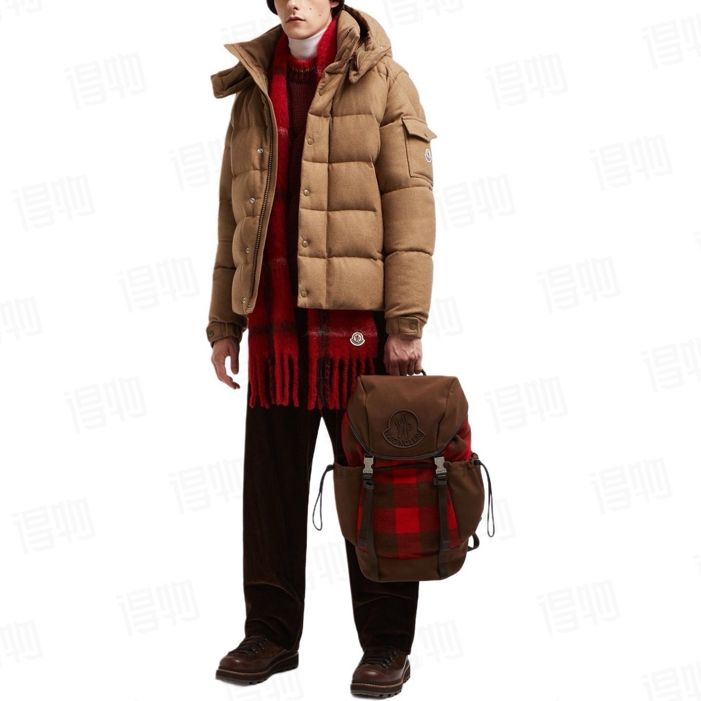 Moncler Vezere Down Jacket Beige - Afbeelding 10