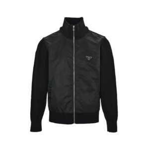 Prada Black Zip Re-Nylon Jacket