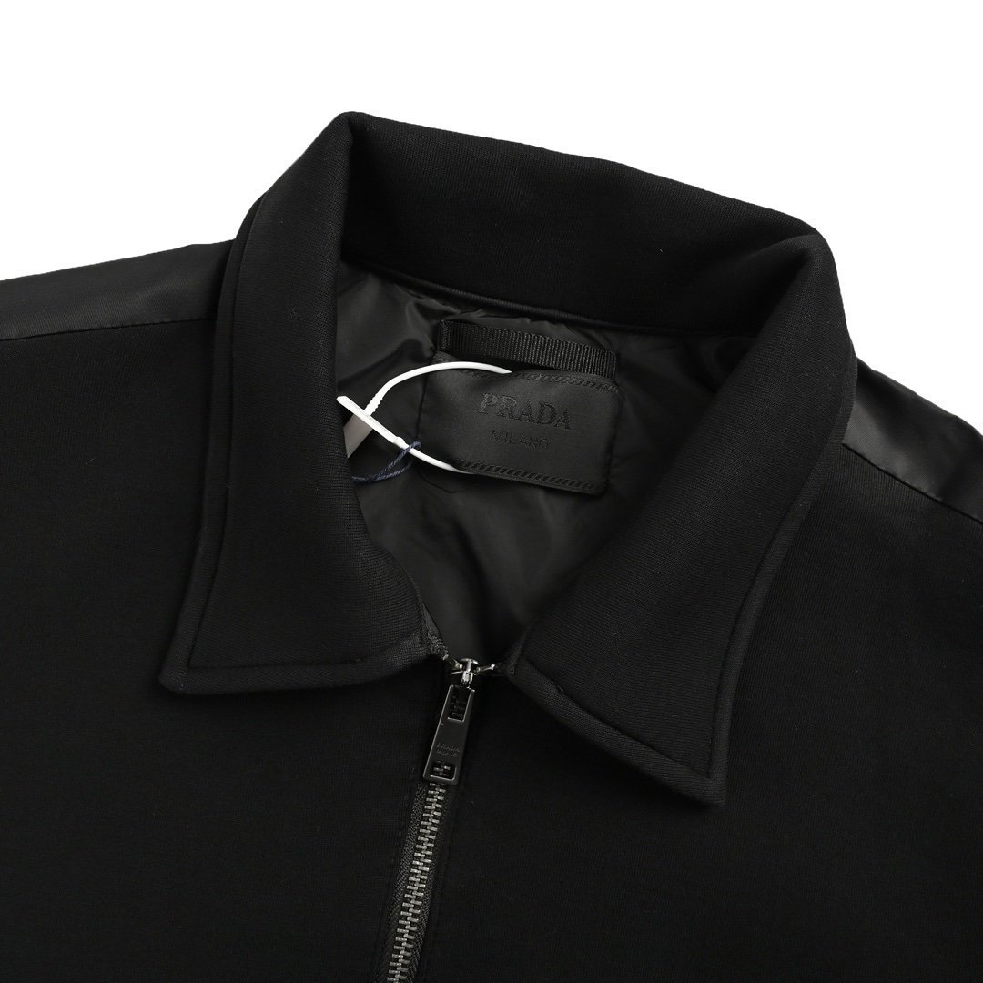 Prada Re-Nylon Blouson Jacket Black - Afbeelding 4