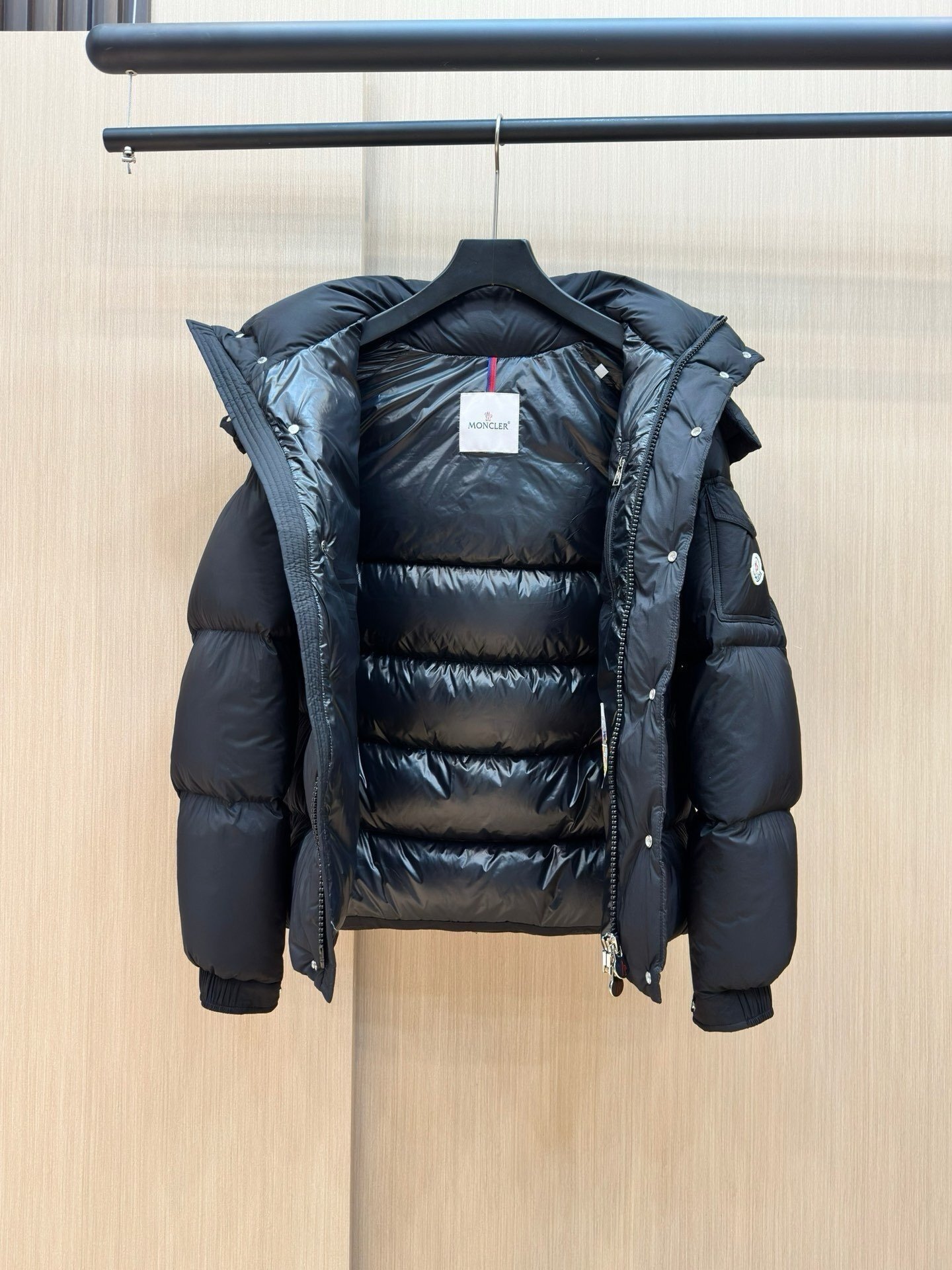 Moncler Vezere Down Jacket Black - Afbeelding 6