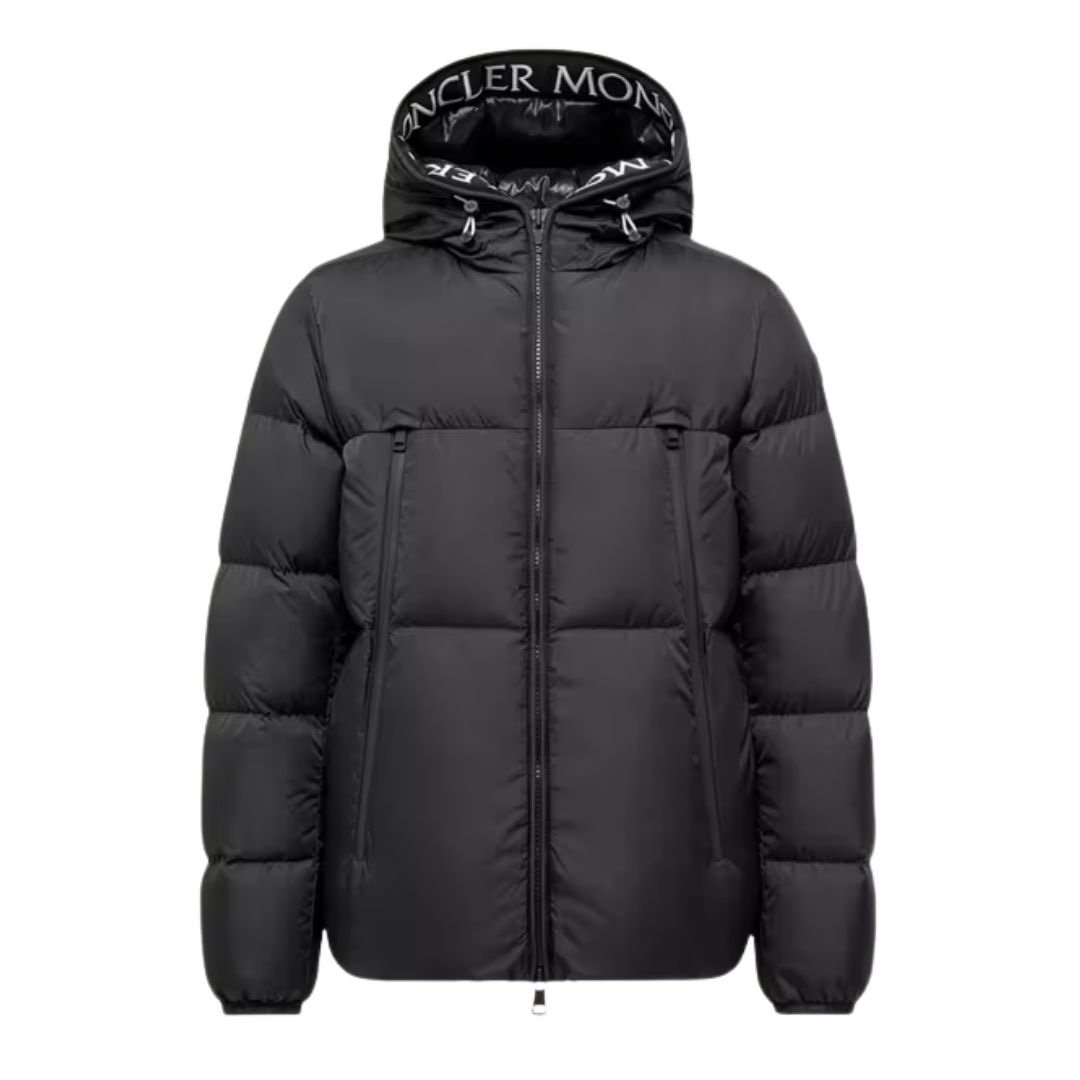 Moncler Black Montcla Hooded Short Down Jacket
