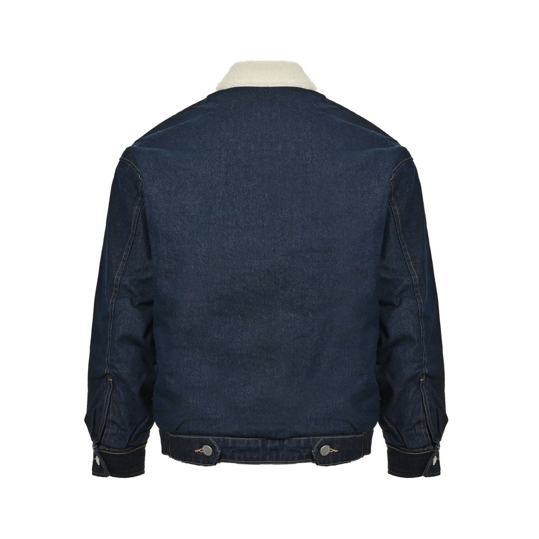 Prada Padded Denim Jacket Navy - Afbeelding 3