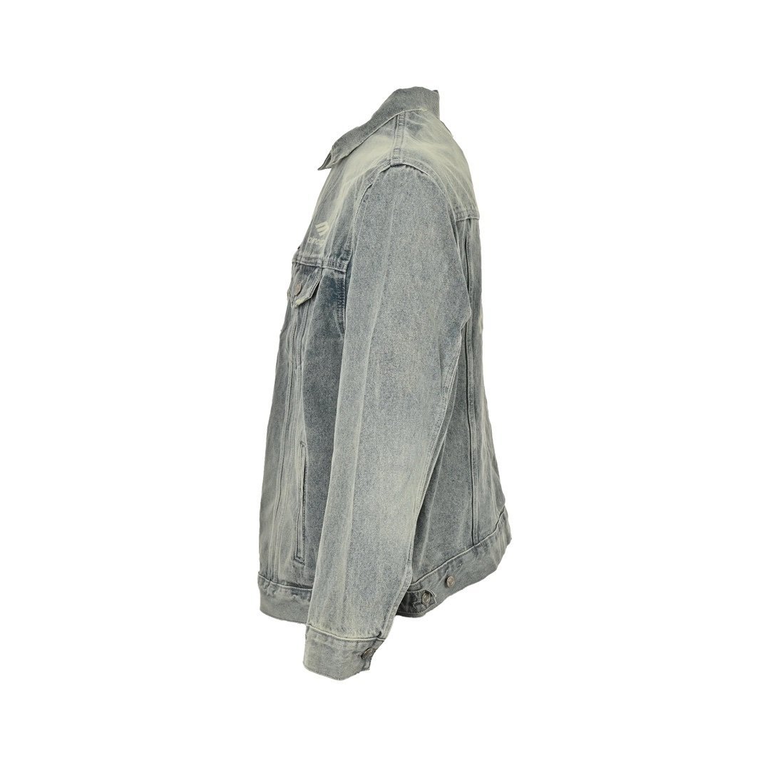 Balenciaga 3B Sports Oversize Vintage Denim Jacket - Afbeelding 3