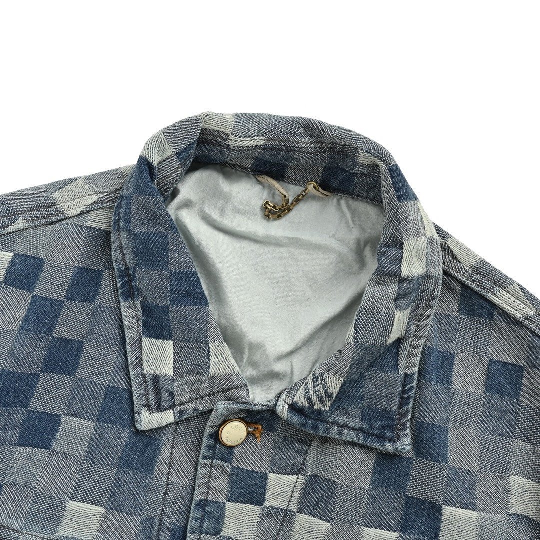 Louis Vuitton Damier Denim Jacket - Afbeelding 4