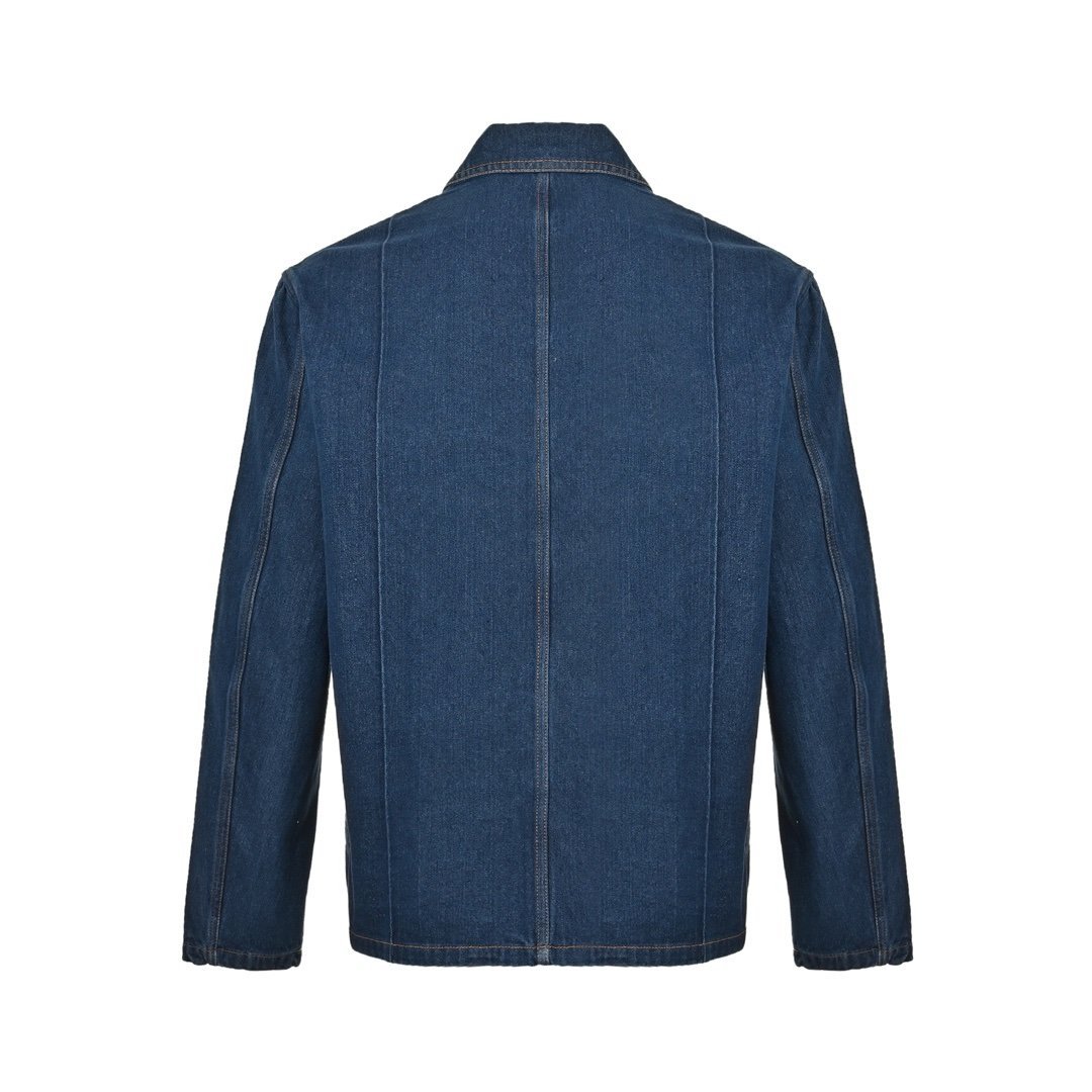Loewe Anagram Workwear Jacket Denim Blue - Afbeelding 3