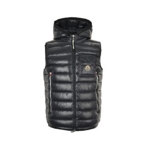 Moncler Ragot Quilted Shell Bodywarmer Black