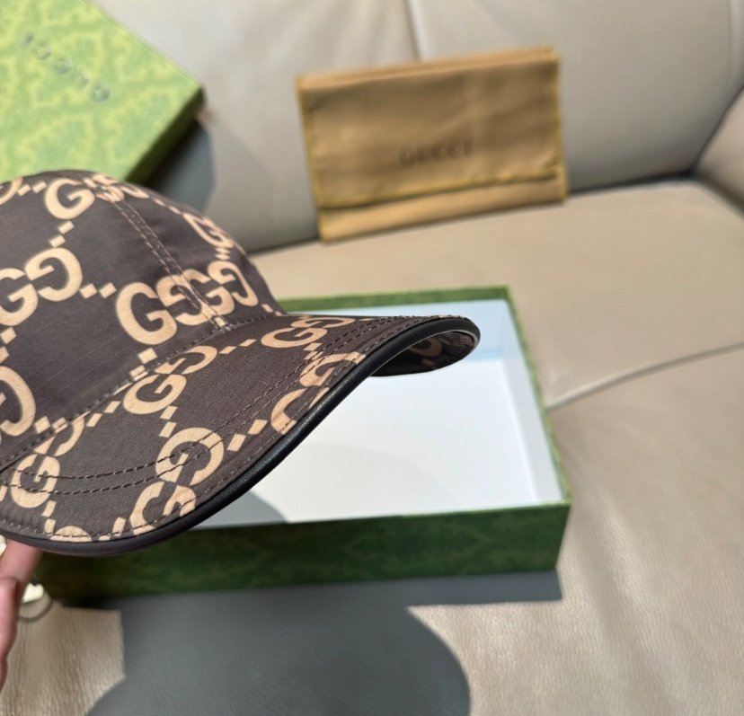 Gucci GG Ripstop Baseball Cap Beige - Afbeelding 5