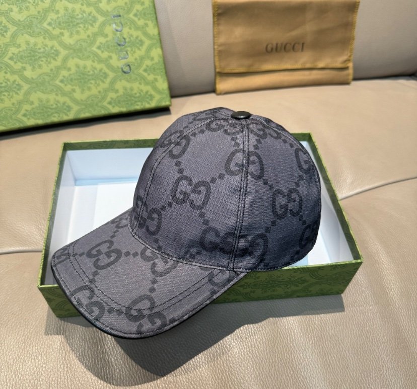 Gucci GG Ripstop Baseball Cap Grey - Afbeelding 3