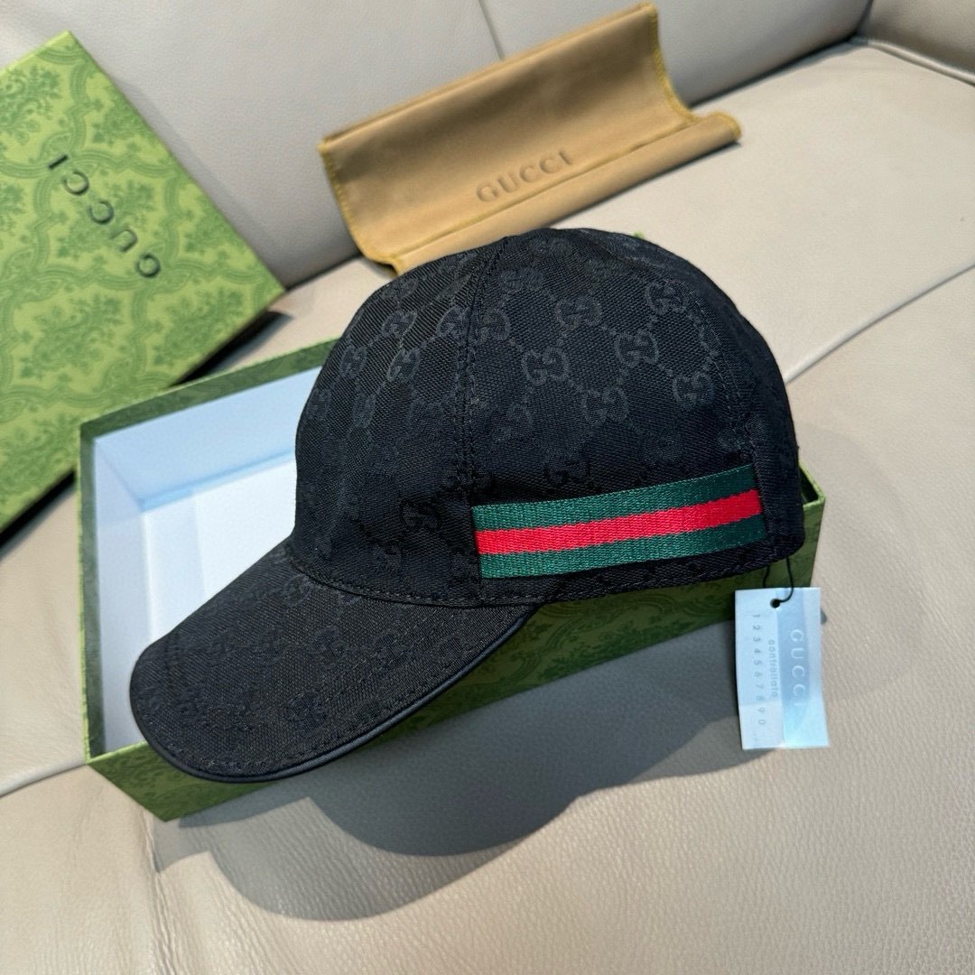 Gucci GG Canvas Baseball Cap Black - Afbeelding 2