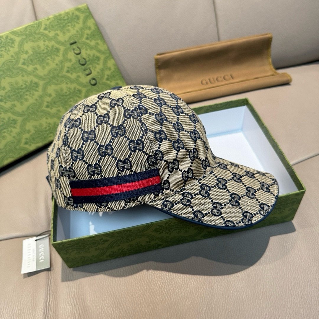 Gucci GG Canvas Baseball Cap Grey - Afbeelding 4