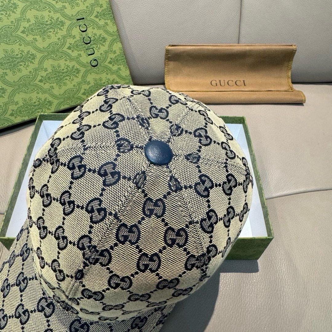 Gucci GG Canvas Baseball Cap Grey - Afbeelding 5