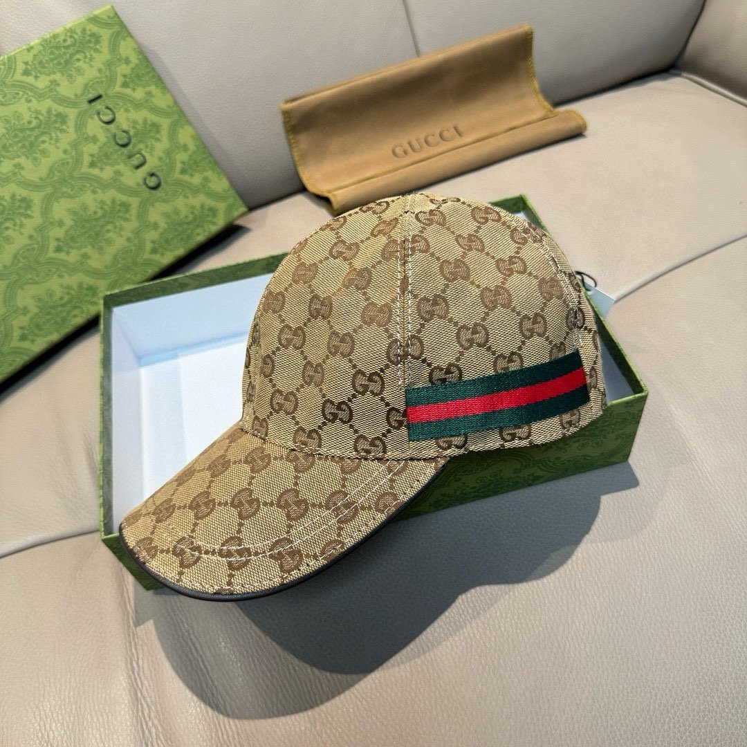 Gucci GG Canvas Baseball Cap Beige - Afbeelding 2