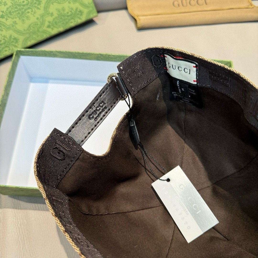 Gucci GG Canvas Baseball Cap Beige - Afbeelding 5
