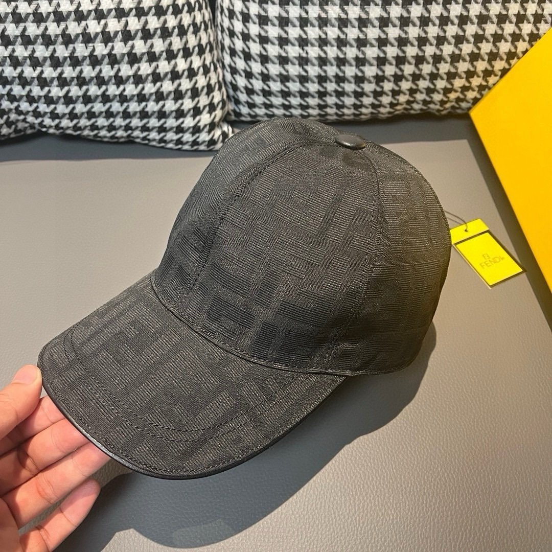 Fendi Monogram Baseball Cap Black - Afbeelding 3