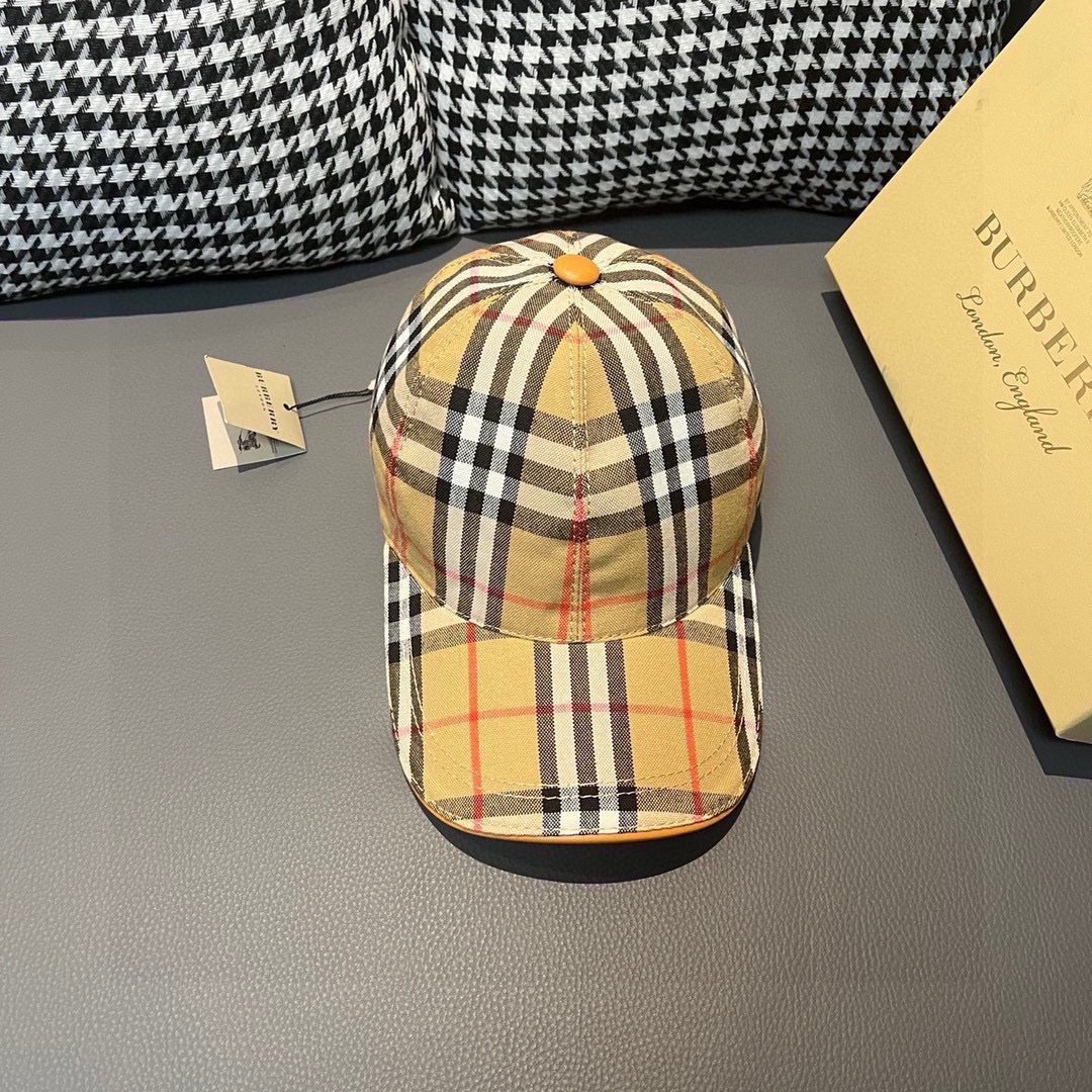 Burberry Check Cap Beige - Afbeelding 2