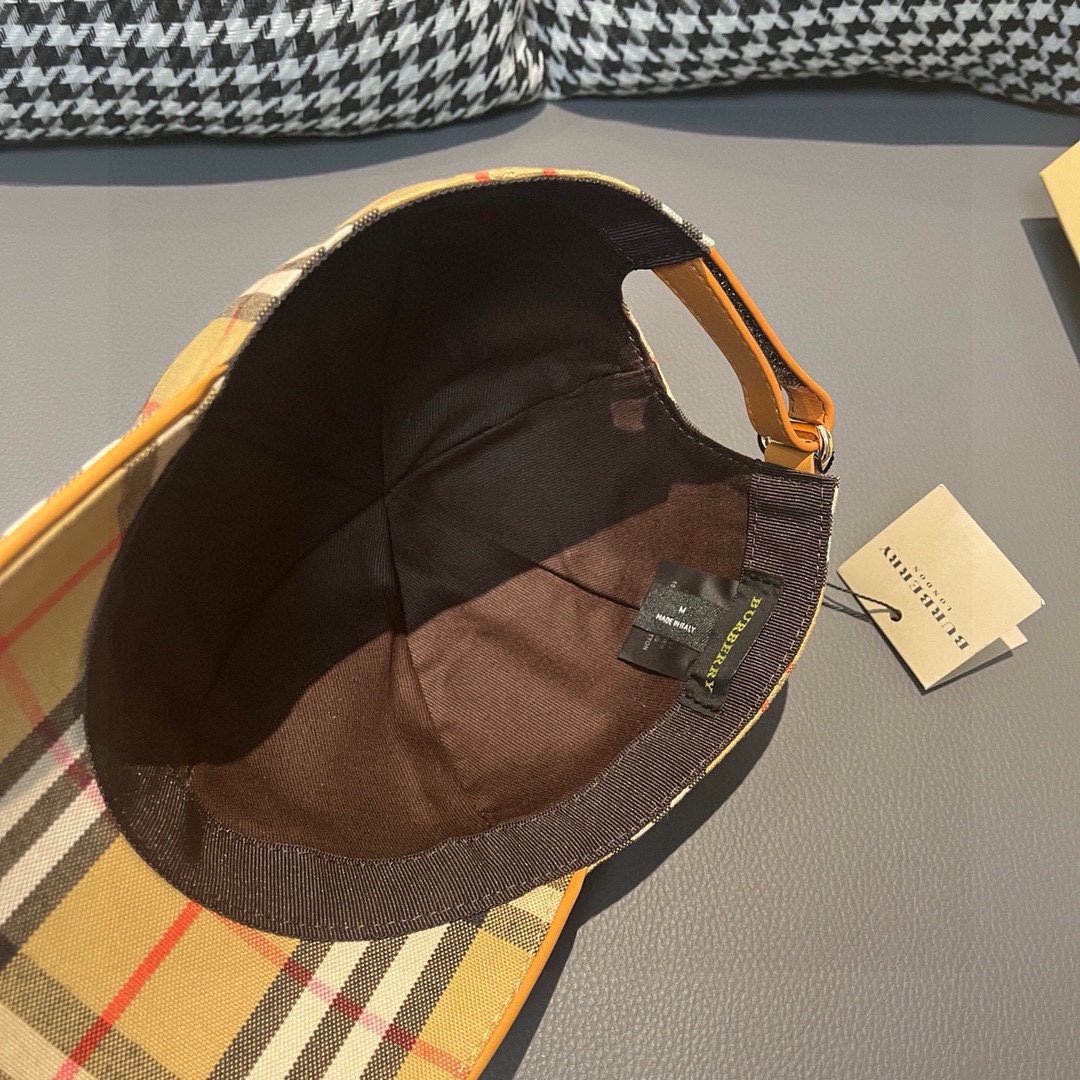 Burberry Check Cap Beige - Afbeelding 7