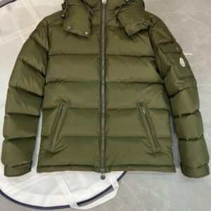 Alternative view of Moncler Maya Down Jacket Mat Green