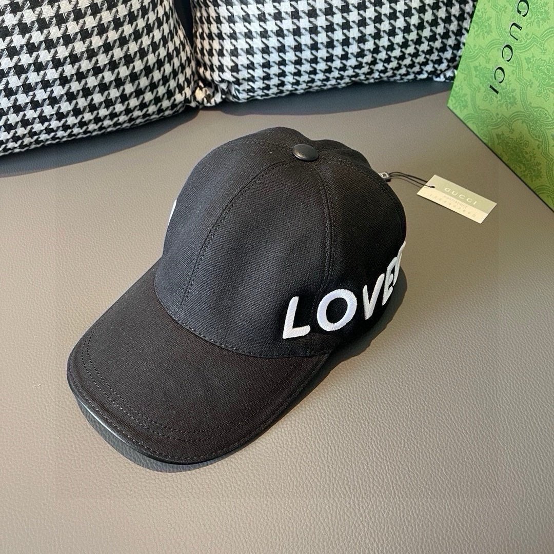 Gucci Loved Baseball Cap Black - Afbeelding 2