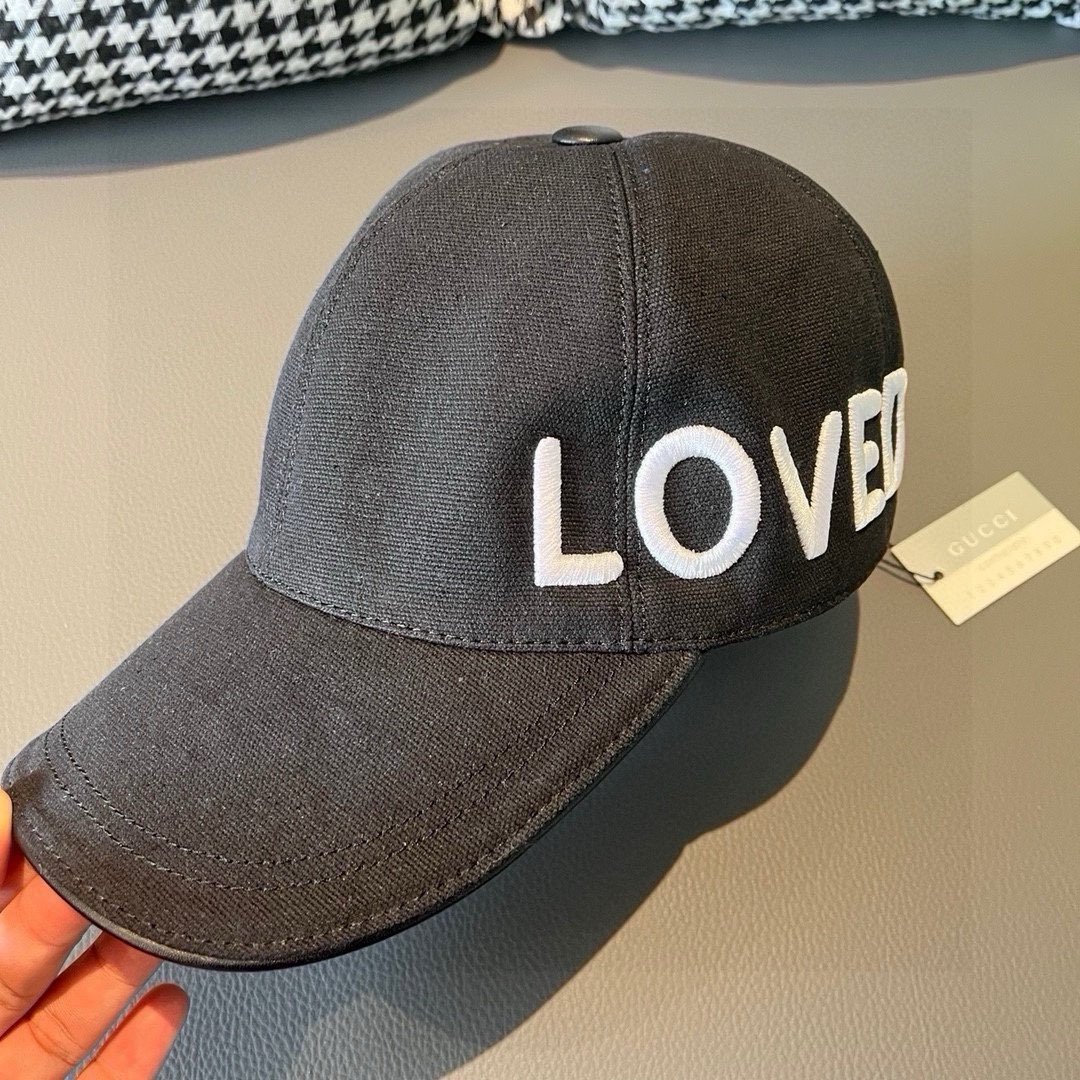 Gucci Loved Baseball Cap Black - Afbeelding 5