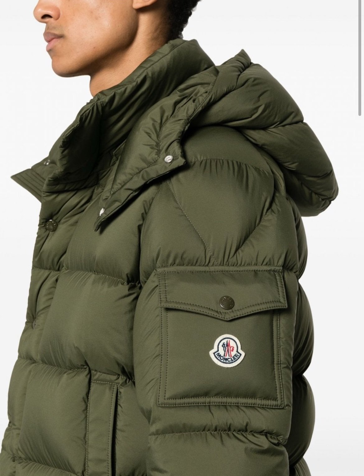 Moncler Vezere Down Jacket Green - Afbeelding 5