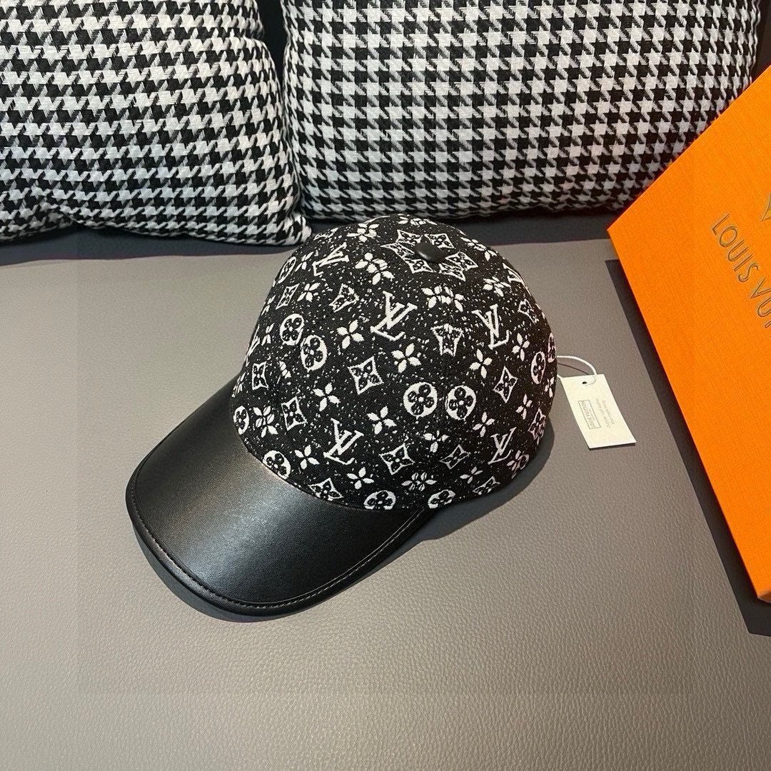 Louis Vuitton Jacquard Denim Cap Black - Afbeelding 4