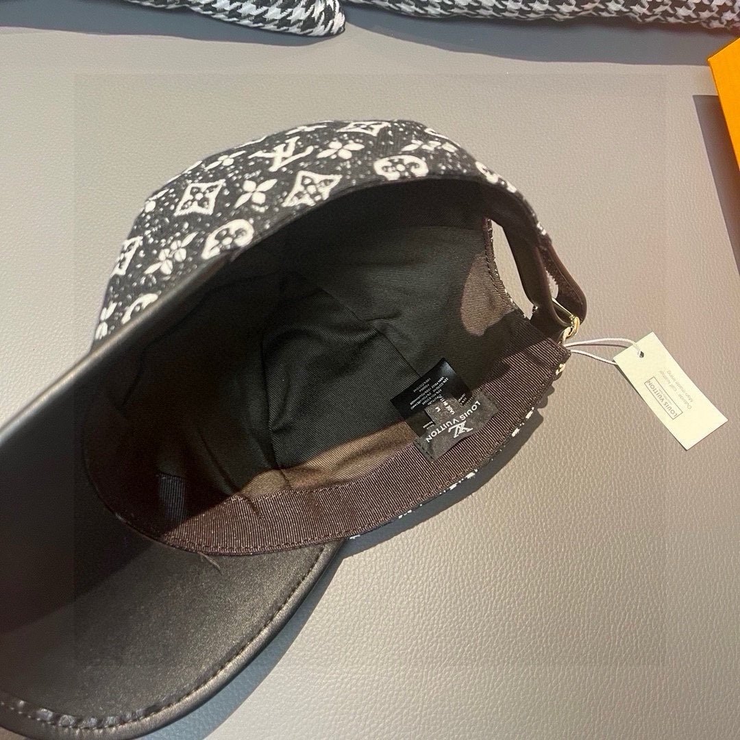 Louis Vuitton Jacquard Denim Cap Black - Afbeelding 5