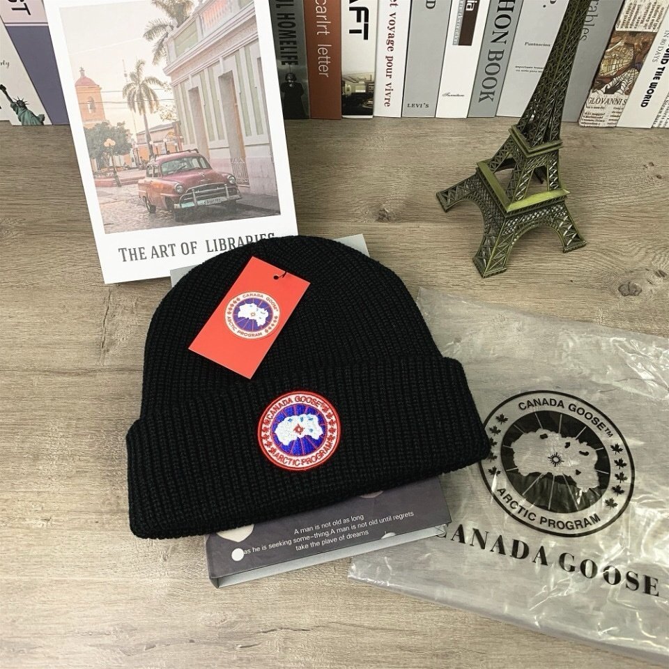 Canada Goose Logo Patch Beanie - Afbeelding 4